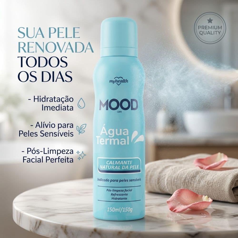 Spray Água Termal My Health MoodCare 150ml, cuidado com a pele
