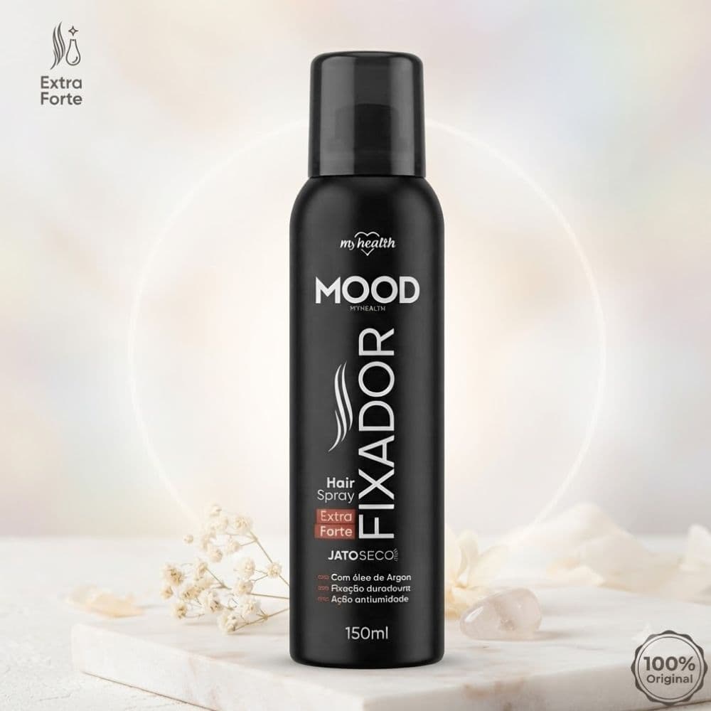 Spray Fixador Capilar My Health Extra Forte Antiumidade Óleo de Argan 150ml