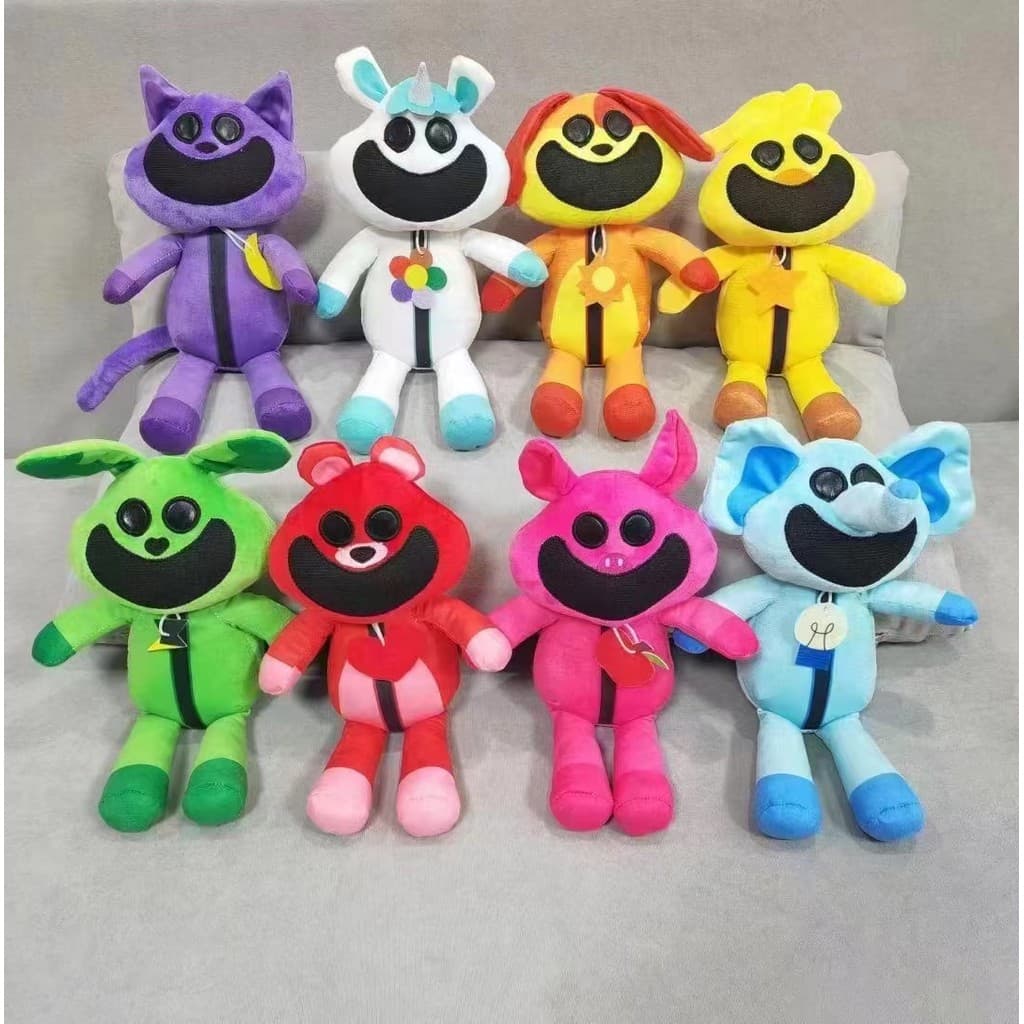 4682 Novo produto criaturas sorridentes Horror sorrindo Animal Series Boneca Leitão Rosa Pequeno Elefante Macaco Sapo Co
