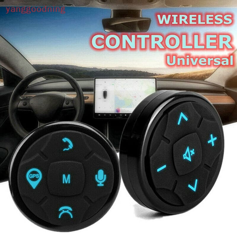 (YGN) Universal Car Steering Wheel GPS Controle Remoto Sem Fio Com Chave De Botão Inteligente