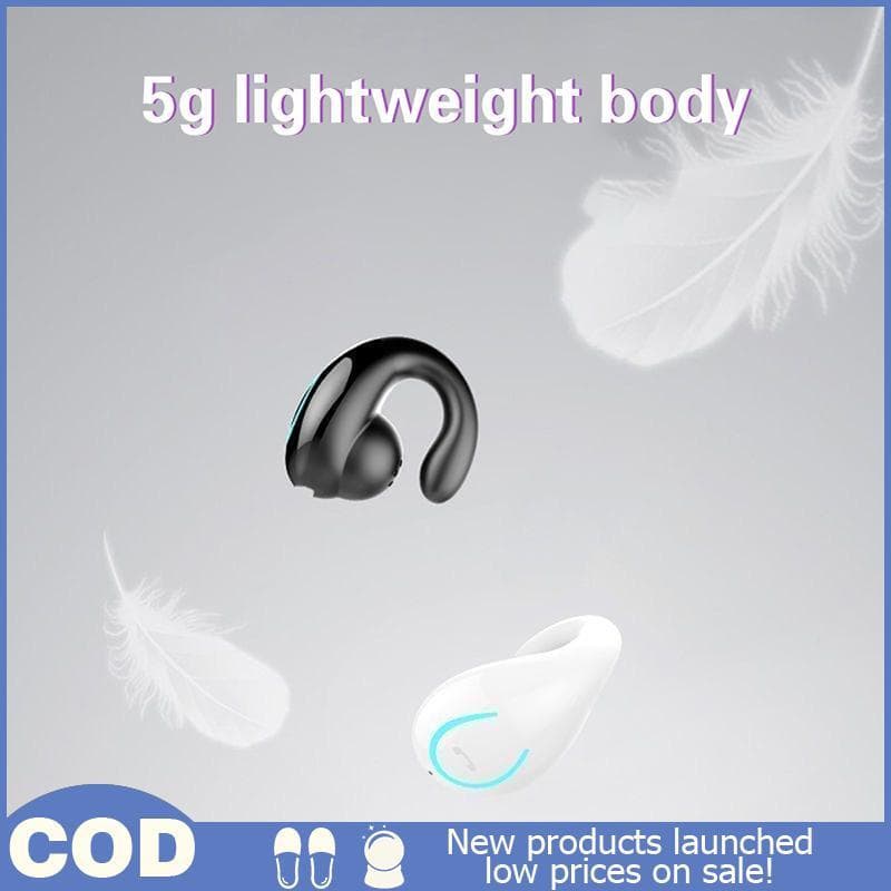 Fone De Ouvido Sem Fio Com Microfone Clip-ear Fones De Condução De Ar HD-Chamada Alta Fidelidade Esporte Ao Livre