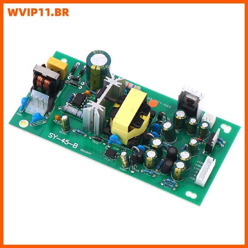 WVIP AC110-220V 45W Misturador Universal Comutação Placa De Fonte De Alimentação Tensão De Saída + 12V ,-15V , + 48V Dig