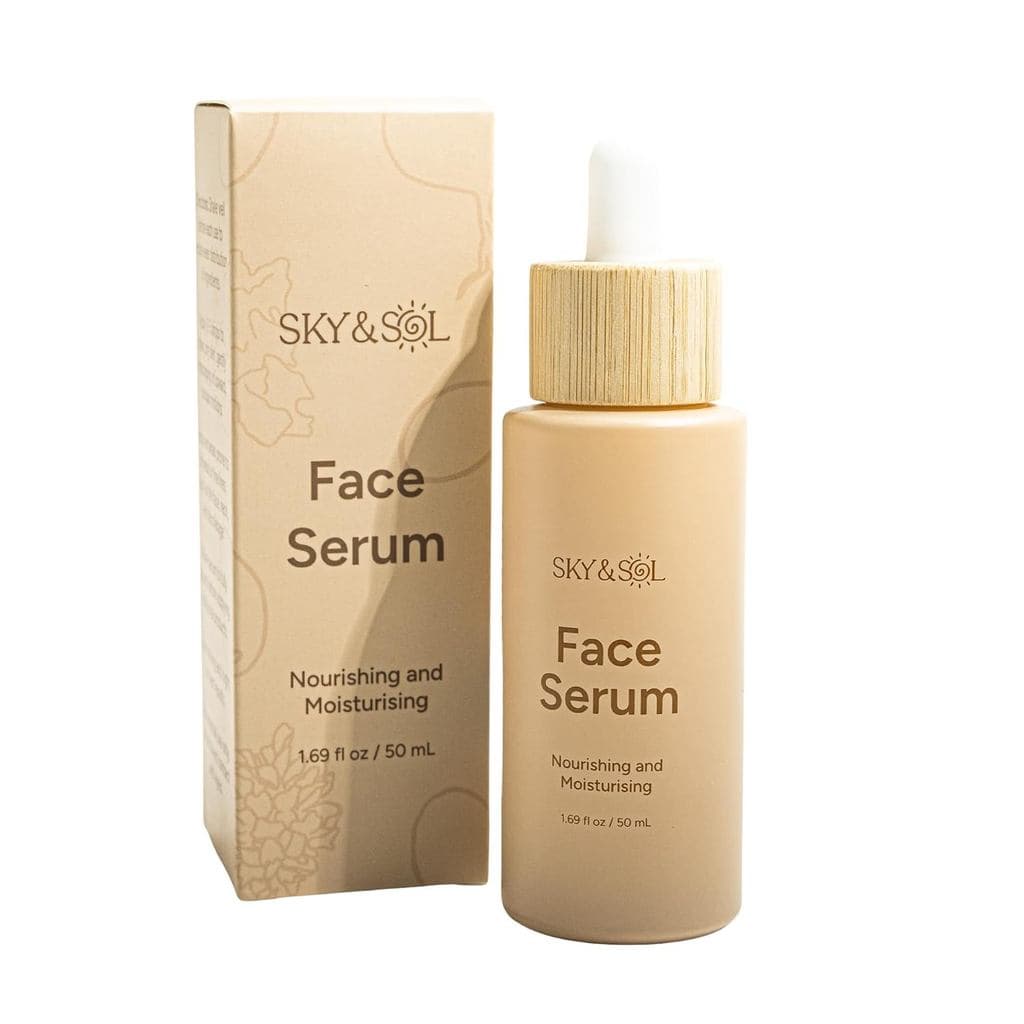 Sky & Sol Ancestral Anti-Aging Tallow Serum para o Rosto – Sebo de Animais Alimentados a Pasto, Esqualano e Óleo de Maru