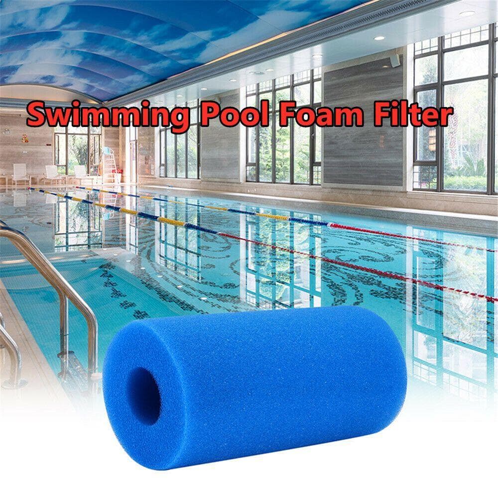 EBUCRE Biofoam Reutilizável 20 * 10cm Limpeza Piscina Intex Tipo A Limpador