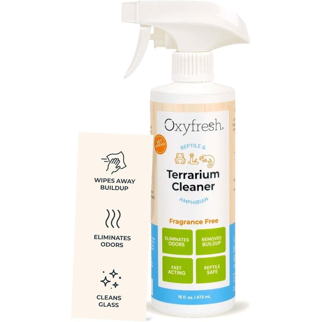 Oxyfresh Premium Terrarium Cleaner – Eliminador de Odores Profissional para Terrários de Anfíbios e Répteis – Remove Res