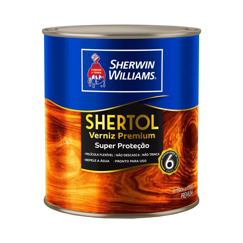 Verniz Premium Sherwin-Williams Shertol Brilhante Incolor 900ml - 5980002