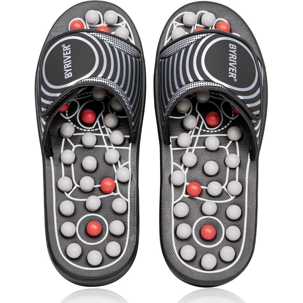 Ferramentas de Massagem para os Pés BYRIVER Reflexology, Chinelos de Massagem com, Sapatos, Sandálias, Tapete