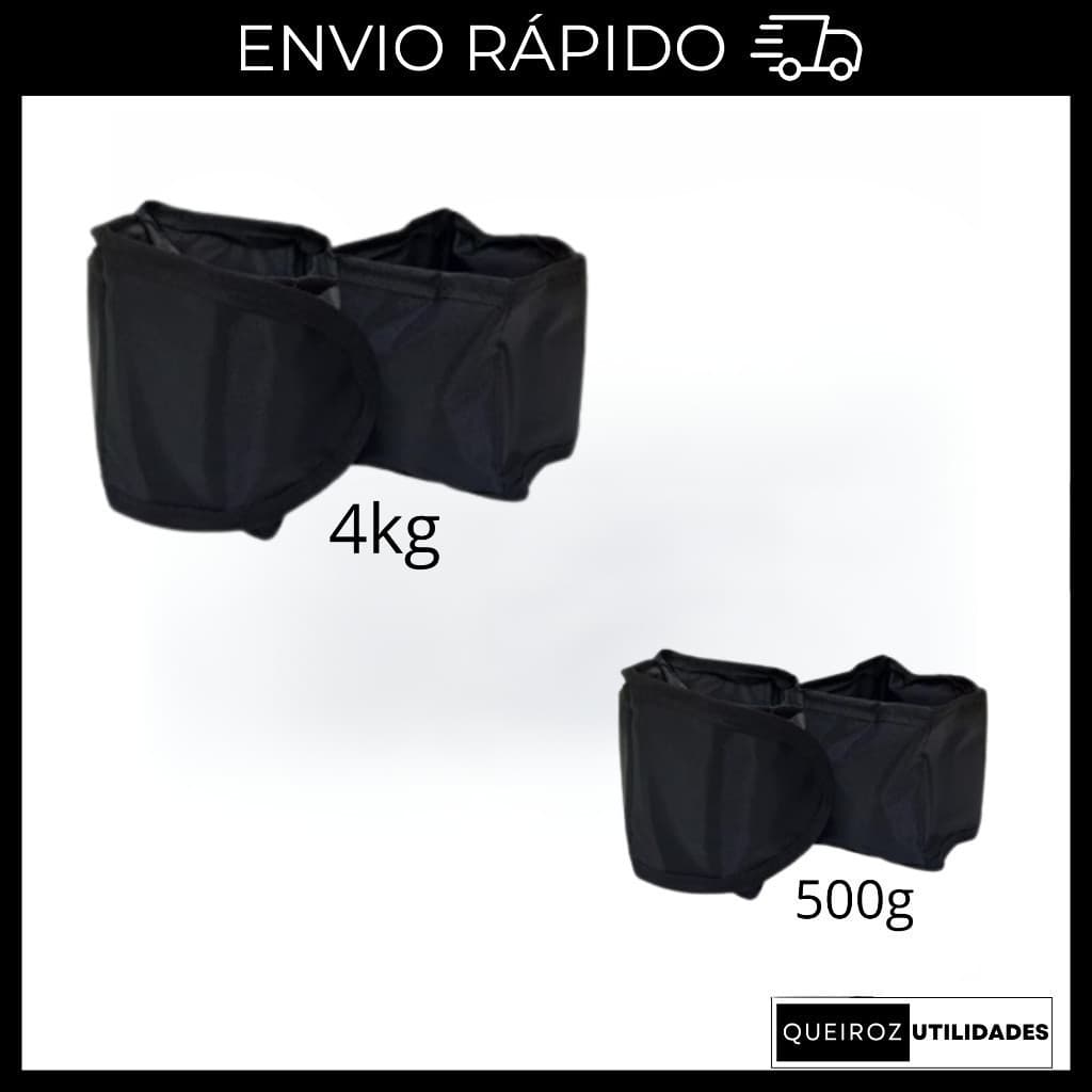 Kit de caneleira par 500g + 4kg - Academia - Pilates - Exercicios - Crossfit