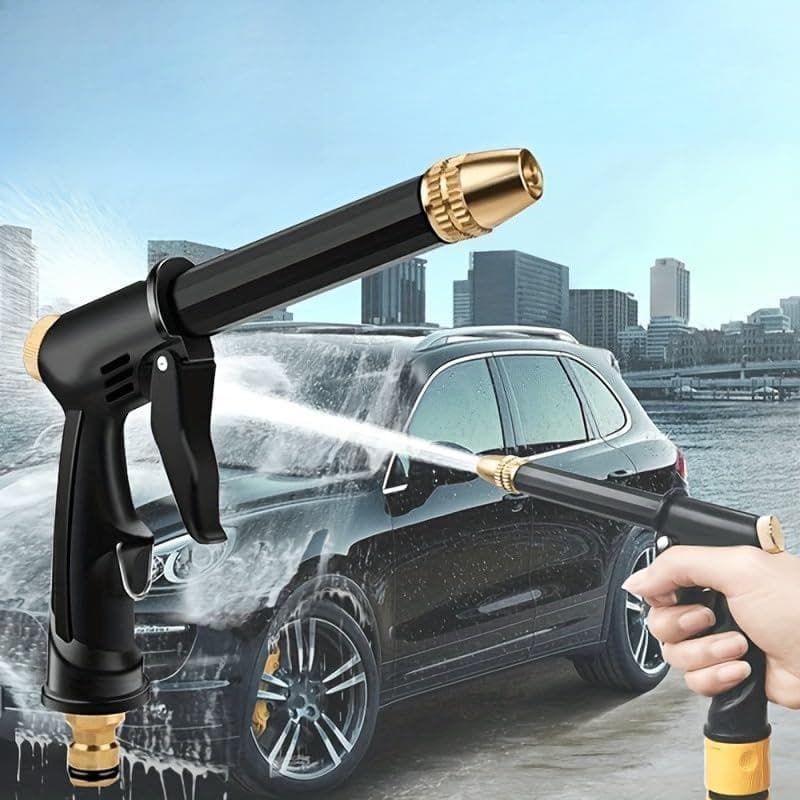 Pistola de Água Multifuncional de Alta Pressão, Adequada para Carros e Jardinagem - Equipada com Bico de Mangueira em AB