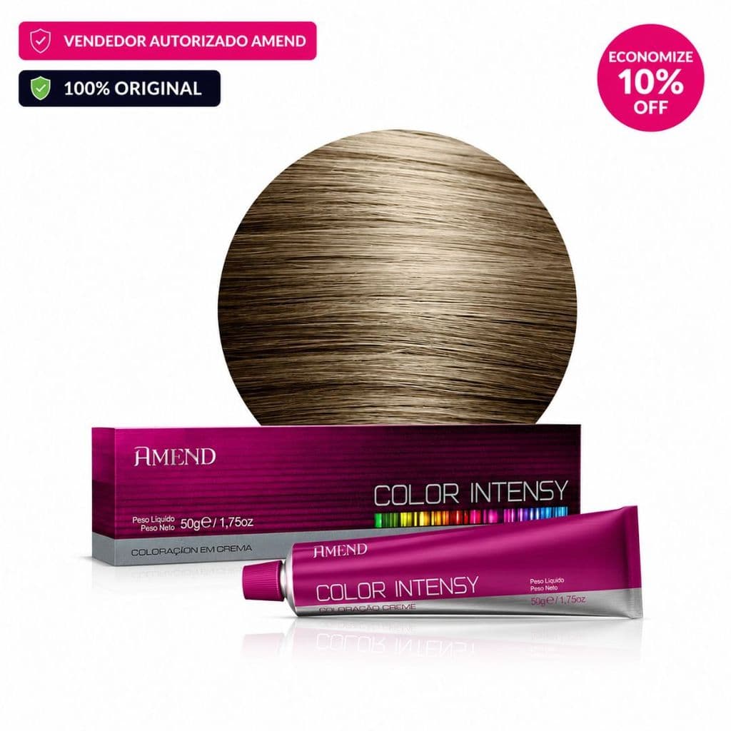 Coloração 7.0 Louro Médio Amend Cosmetics Color Intensy