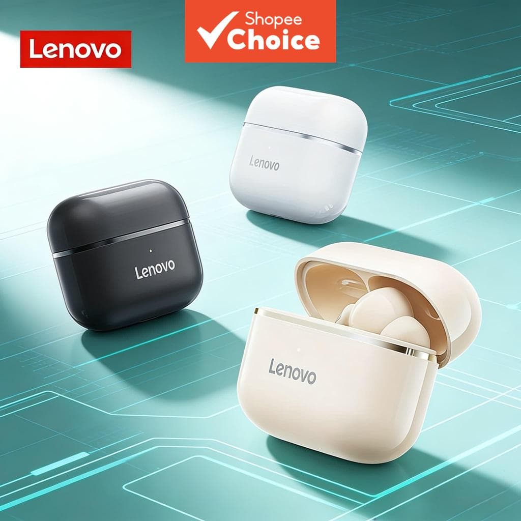 Fones de ouvido Lenovo EA230 TWS Fones de ouvido sem fio Bluetooth 5.4 HiFi estéreo 40H bateria baixa latência fones de