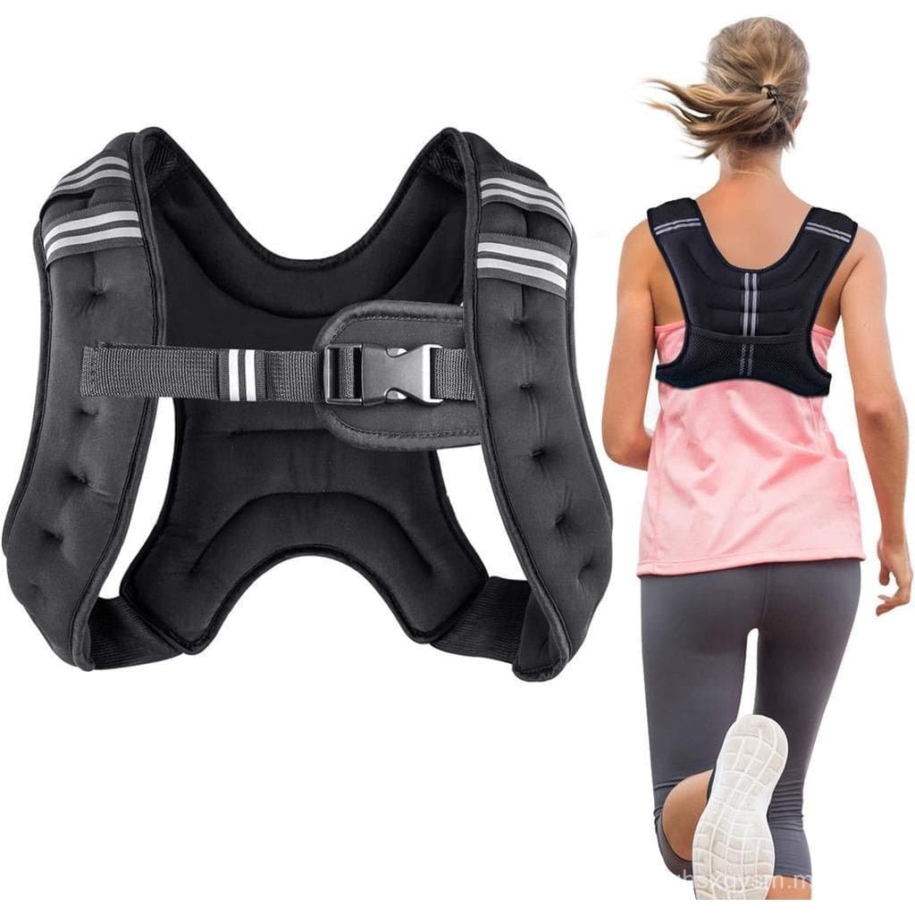 Colete com Peso Henkelion para Homens e Mulheres, Inclui Colete com Peso Ajustável para Corrida, Treinamento, Exercício,
