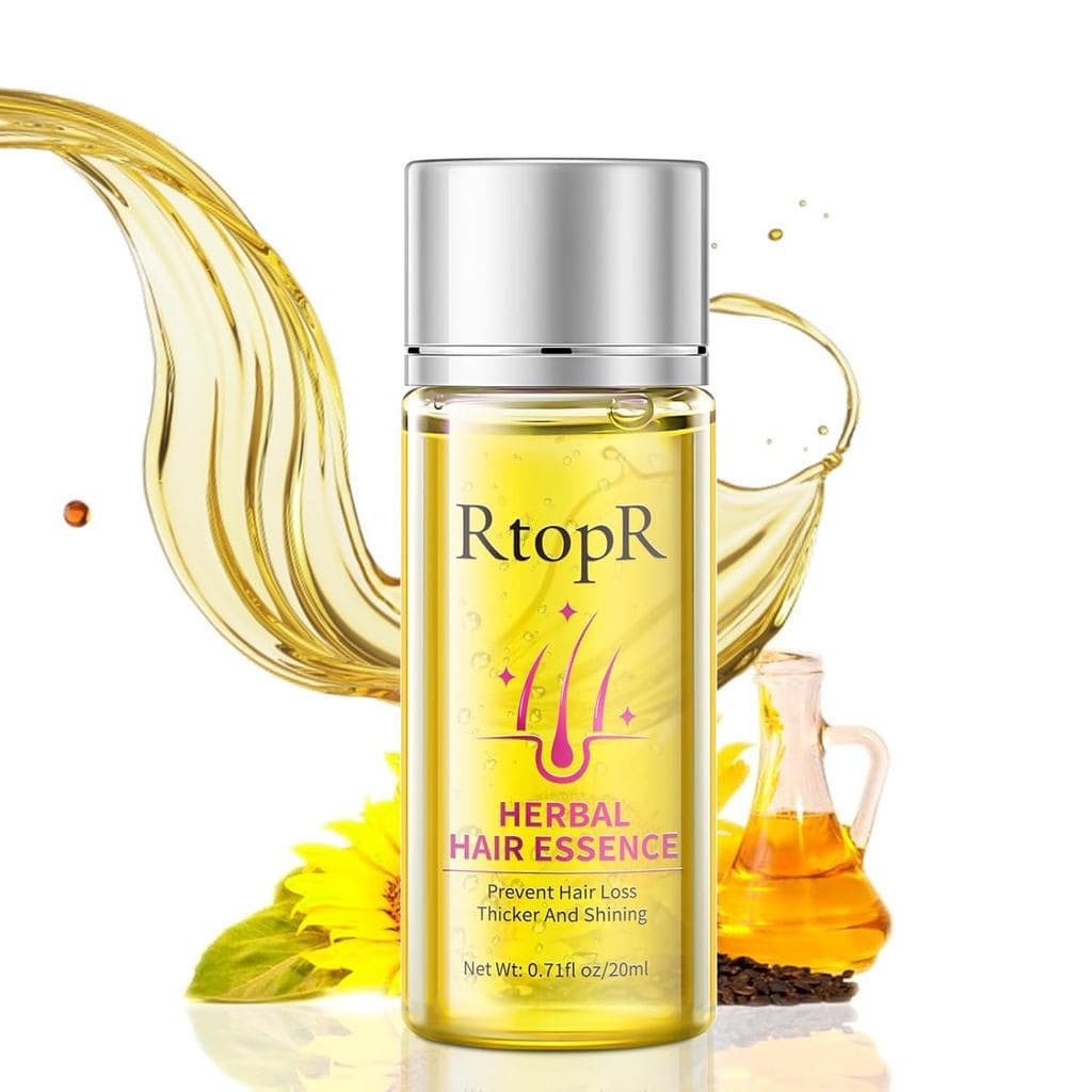 Sérum Capilar Herbal RtopR, adequado para todos os tipos de cabelo, 0,71 onças fluidas (1 unidade), amarelo WRNM I8S7