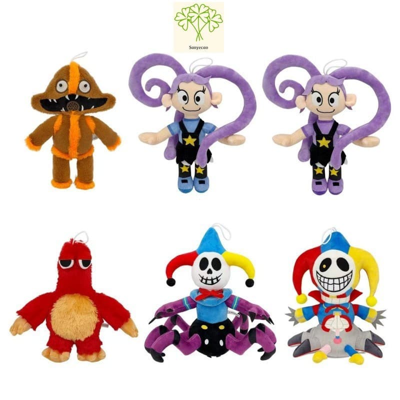 Sanyechao Os Incríveis Brinquedos De Pelúcia Digitais De Circo , Pomni Jax E Bonecos De Outros Personagens , Periféricos