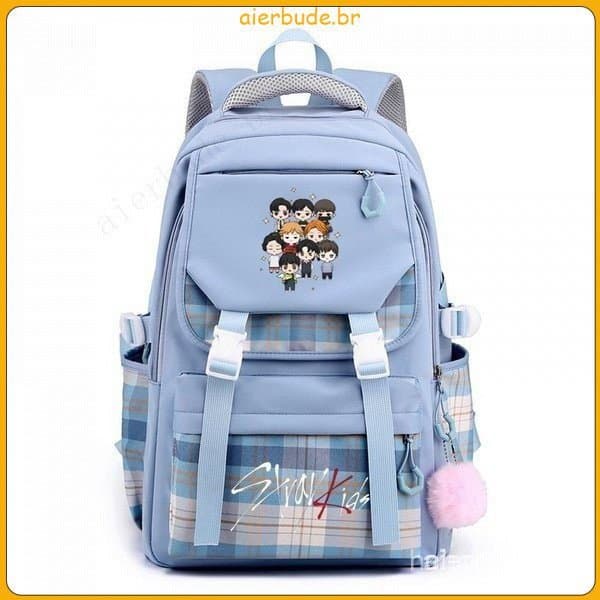 Mochila Estilo Stray Kids Versão Coreana, Mochila Escolar, Mochila de Viagem Unissex RHJE MBL9 6YTZ