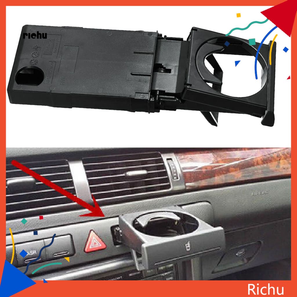 Richu * Suporte De Copo Automático Dobrável Antiderrapante Para Garrafa De Bebida 4B0862534D Audi C5 A6 98-05