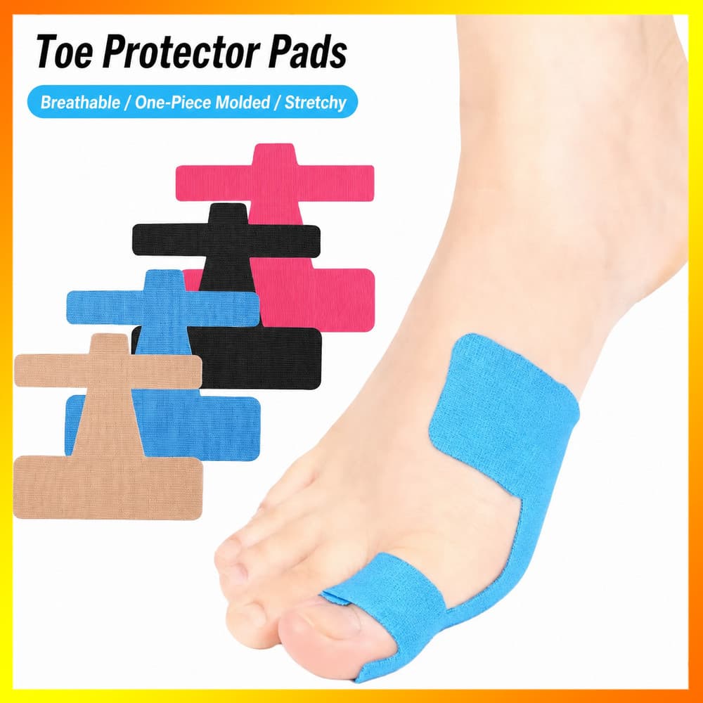 Fita De Dedo Do Pé Pré-Cortada Confortável Suporte Grande Absorção De Umidade Respirável Para Fitness Caminhadas Corrend
