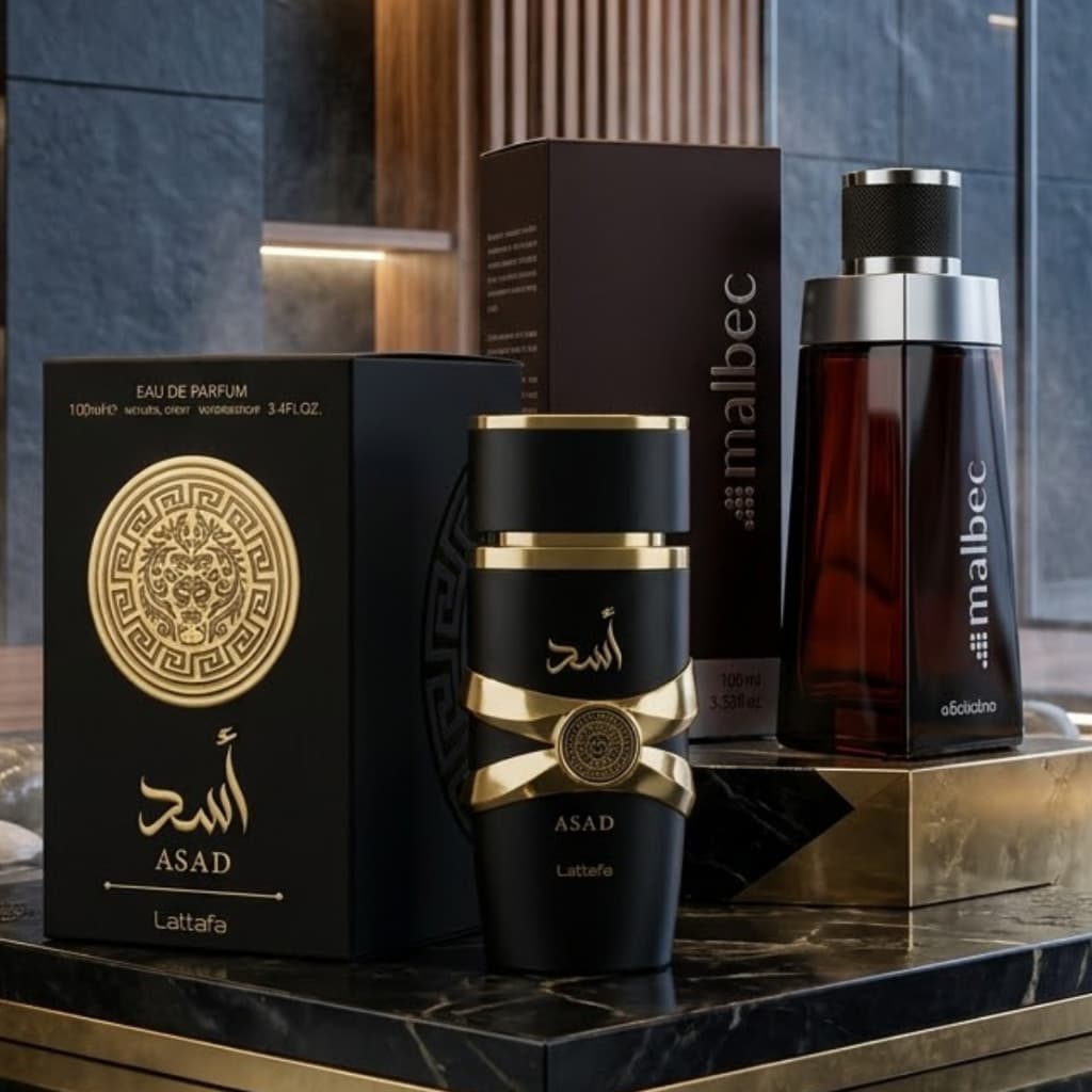 Kit Até 2 Perfumes Masculinos Azad mportado e Mlbcc Fixação Forte Presente Masculino Premium