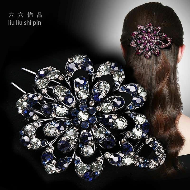 Grab Clip Cabelo Cocar Feminino Modelador de Cabelo Fixo