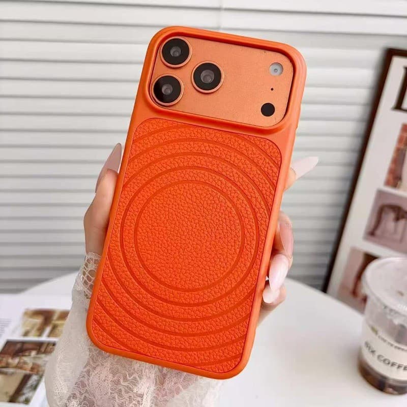 Onda Avançada Ondulação Magnética Sucção Caso De Telefone Para IPhone 12 13 14 15 16 17 Pro Max Capa À Prova De Choque D
