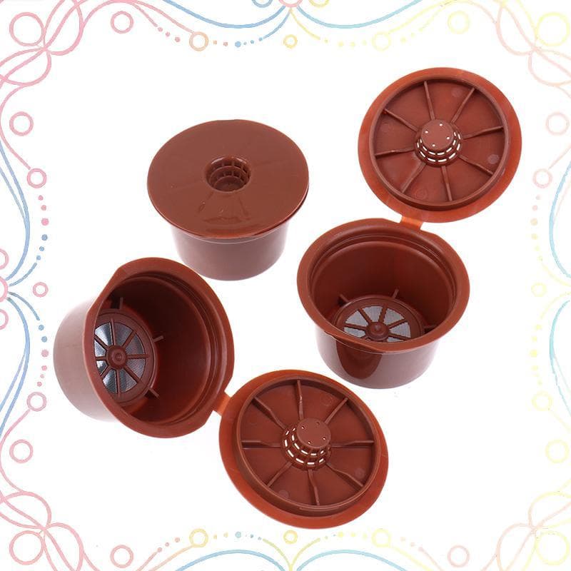 BUD 3 Pcs Cápsulas De Café Reutilizáveis Para Recarregáveis Caffitaly Filtro Quente