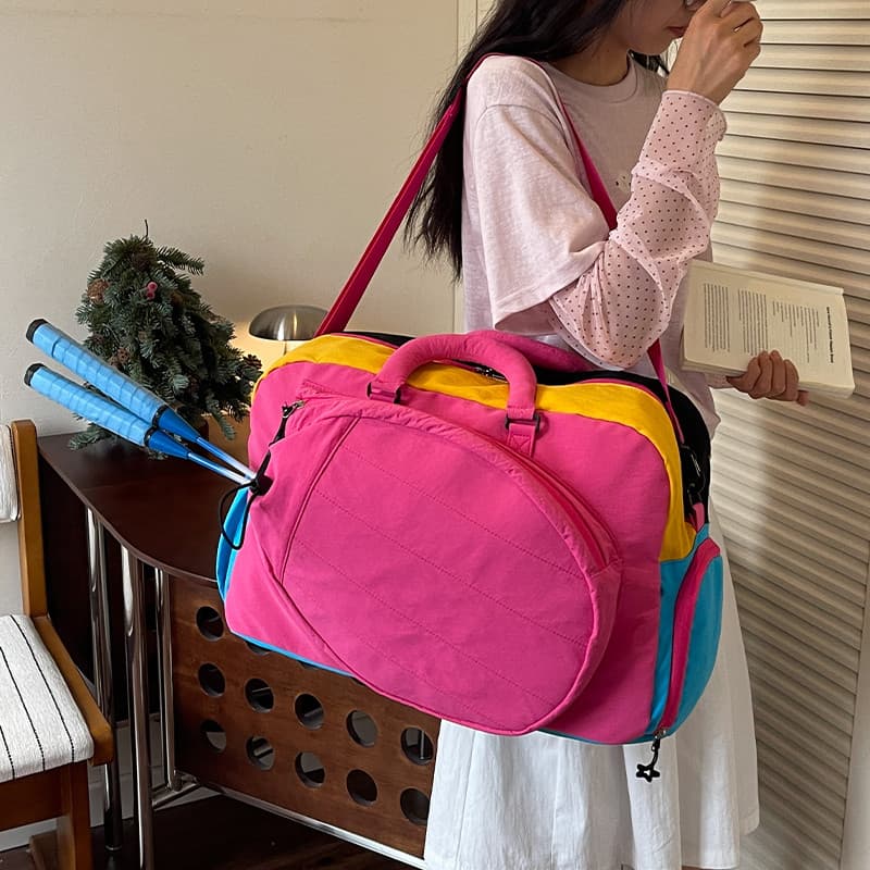 Dopamina lazer raquete de Badminton saco esportivo grande capacidade saco de viagem saco de armazenamento de bagagem lev