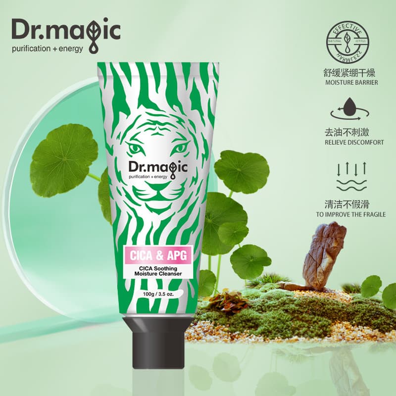 Magic Doctor Centella Asiatica Calmante Limpeza Limpador Facial Limpeza Suave Limpeza Pele Sensível Facial Cle