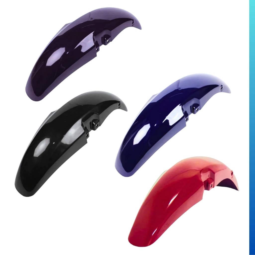 Carenagem Paralama Dianteiro Titan Fan 125 Azul Vermelho Roxo Preto 2005 Até 2013 es ks Brilho Intenso Loja3775