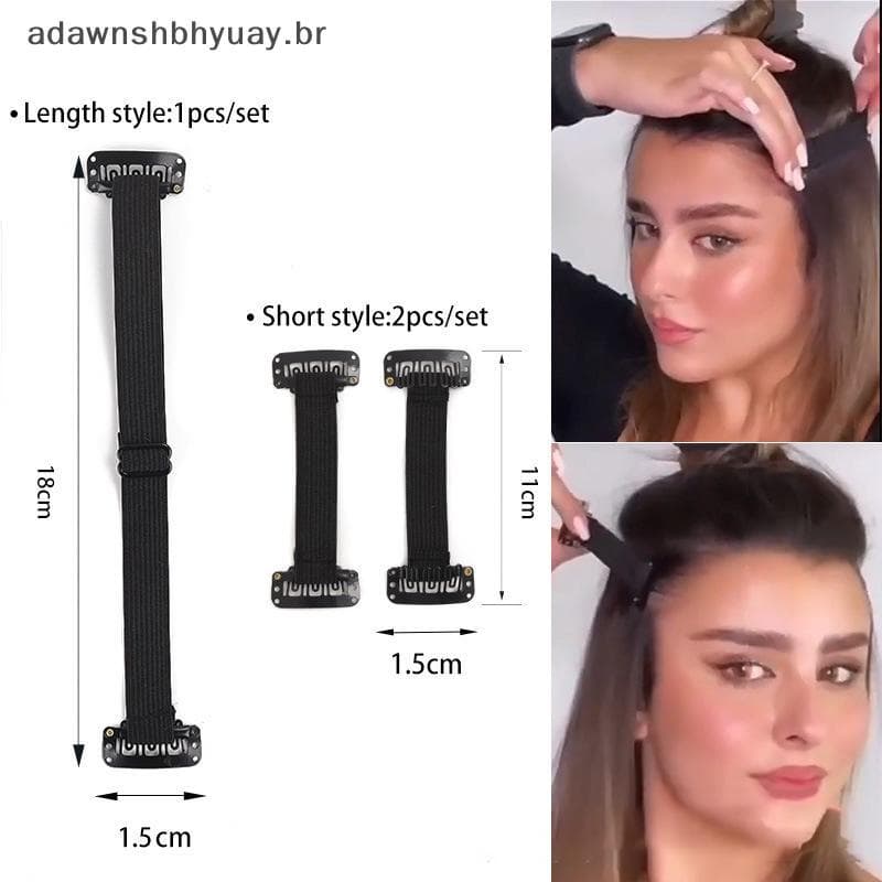 Adawnshubiuay Cinto De 1.5 Cm De Largura Faixa Elástica Ajustável Com Grampo De Cabelo Para Aperto Facial , Rugas Nos Ol