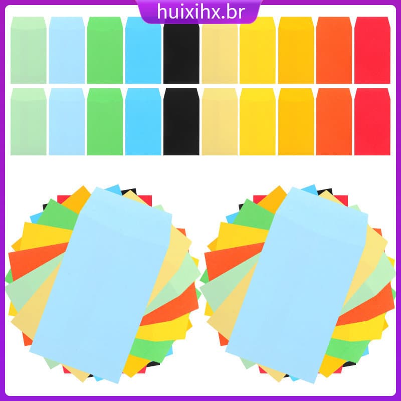 📎 50Pcs Envelopes Pequenos para Dinheiro - Ideal para e Convites