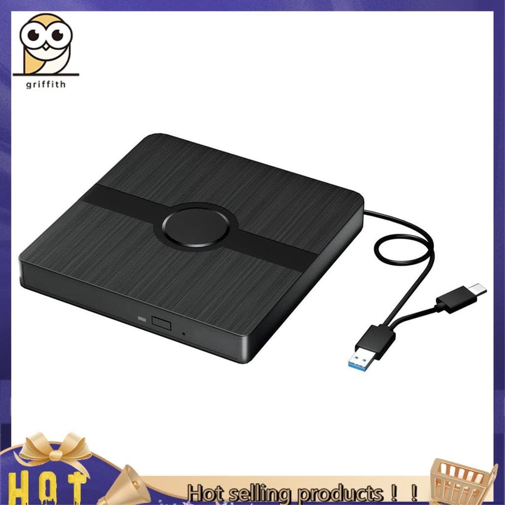Unidade Blu Ray Externa , Reprodutor De Gravador De CD/DVD Com Capacidade De Leitura/Gravação-Portátil Para PC , Laptop