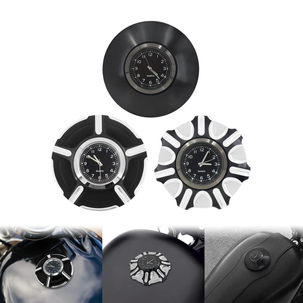 Acessórios para motocicletas Harley 883 Dyna Softail, tampa decorativa de alumínio modificada para tanque de combustível