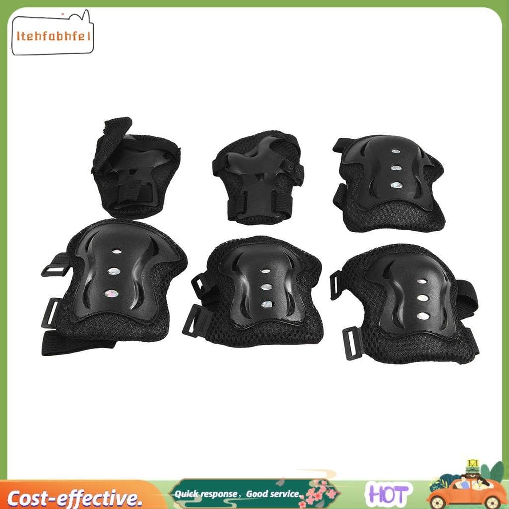 Joelheira Cotoveleiras Guardas Conjunto De Equipamentos De Proteção Para Rolo Ciclismo Bicicleta Skate Patinação Em Linh