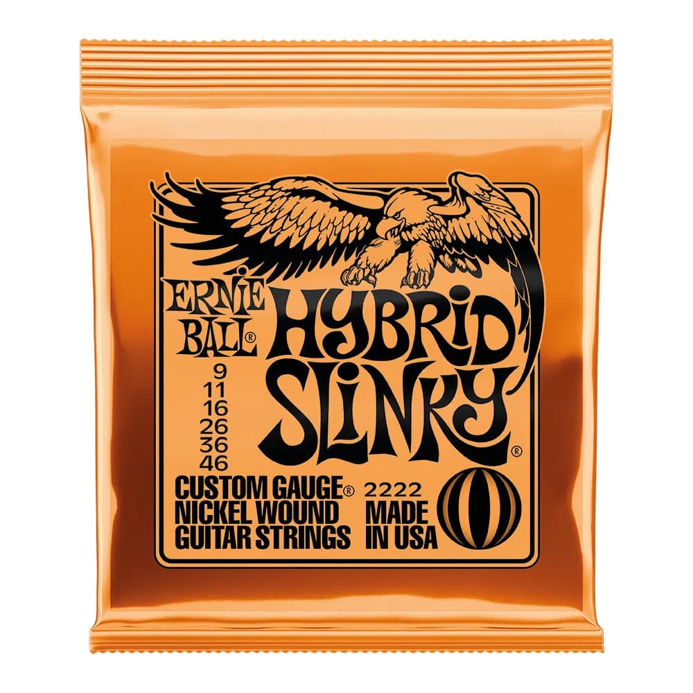Encordoamento Ernie Ball Guitarra 009 Hybrid Slinky 2222