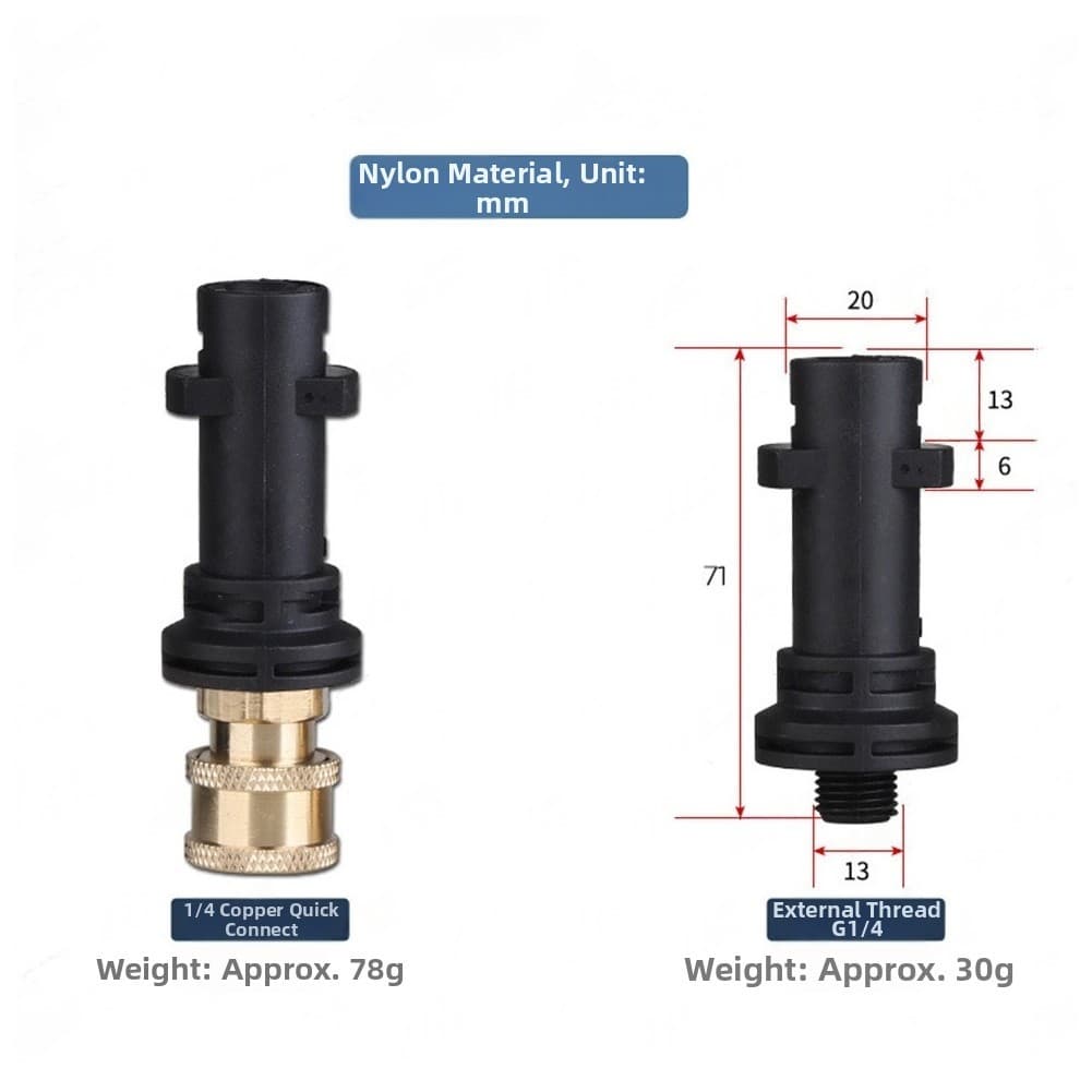 Embalagem Exterior Plástica Contínua Do Soquete Da Liberação Rápida De Bronze Conexão 14mm