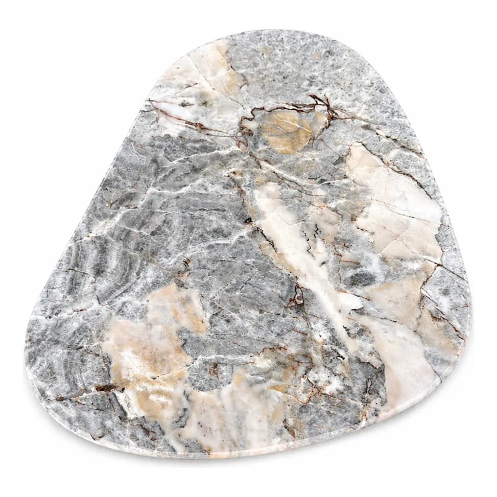 Tábua Petisqueira Orgânica Pedra Matarazzo Frios 32cm