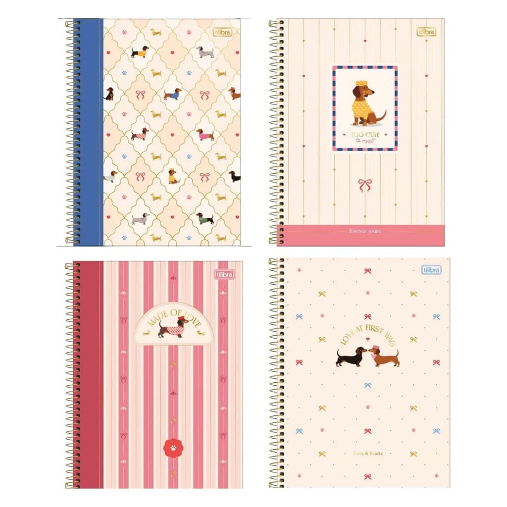 Caderno Universitário Brownie 1 Matéria Tilibra