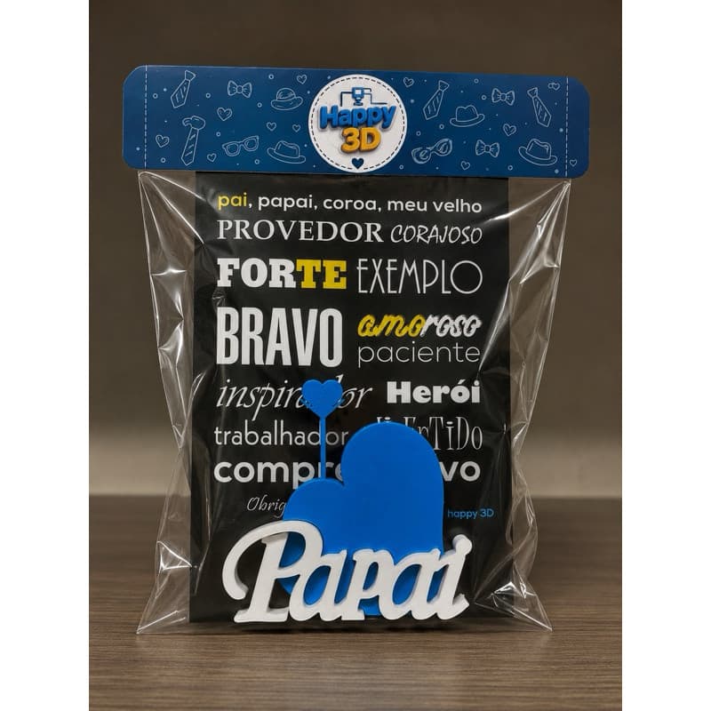 Porta Foto Dia dos Pais – Decoração Personalizada em 3D ️‍