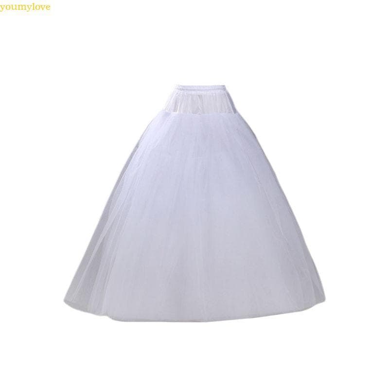 youmylove 4 Camadas Argola Longo Saia Anágua Vestido Noiva Forrado Rapaz