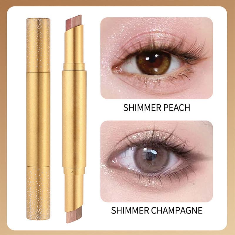 Olhos radiantes delicado gradiente sombra Glitter preguiçoso novato sombra vara alto brilho segurar maquiagem seis cores