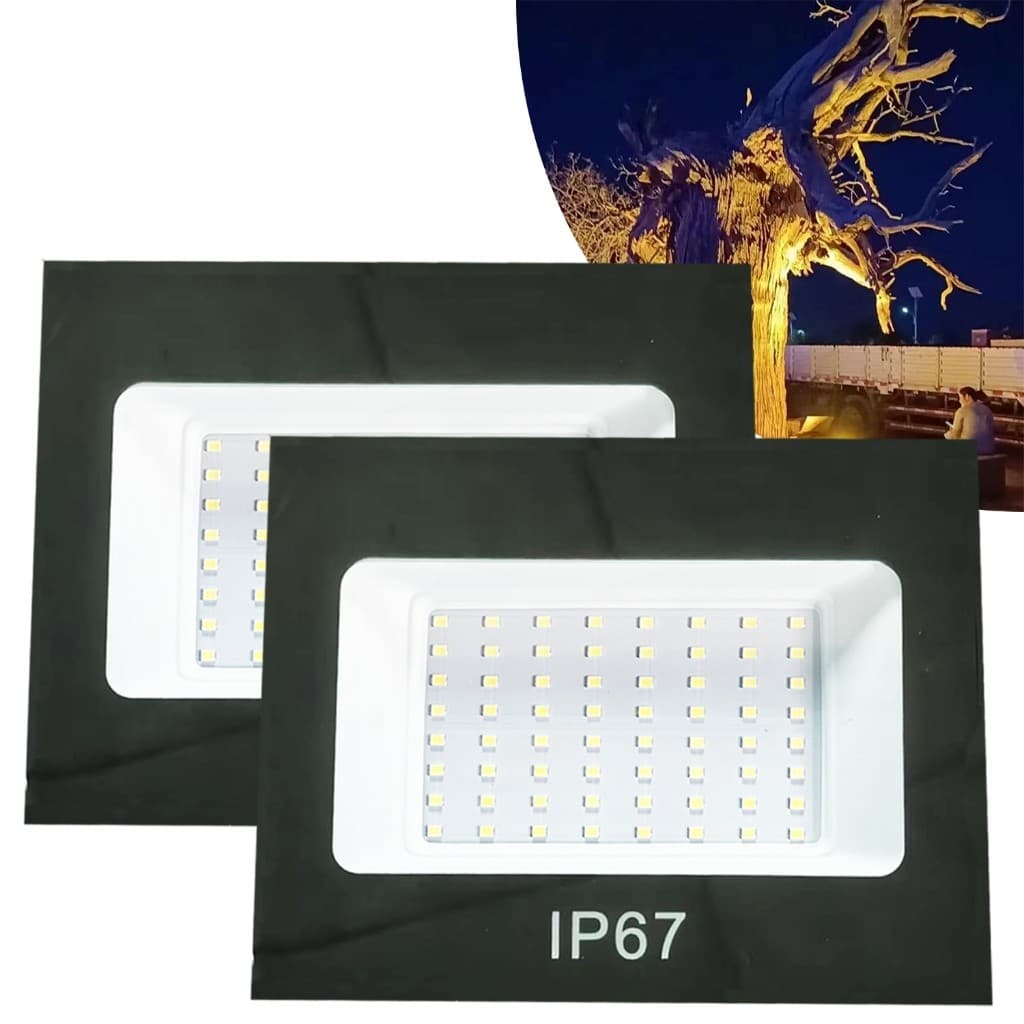 Holofote LED IP65 Prova D'água  200W Refletor Projetor 6500K Branco Frio Xtronic