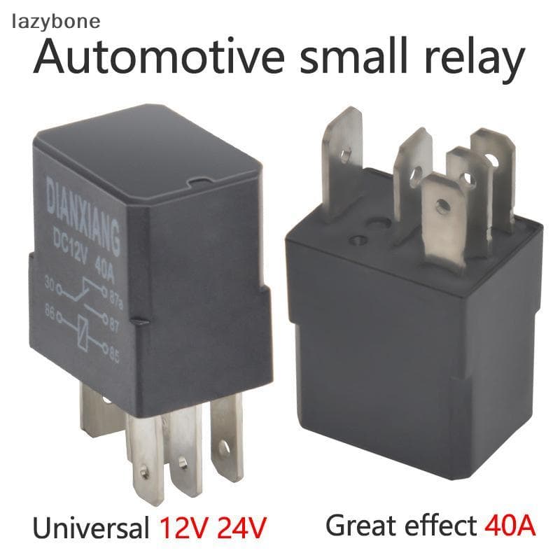 Relé Automotivo 40A 12V/24V 4 Pinos 5 Pequeno Controlador De Iluminação De À Prova D'água