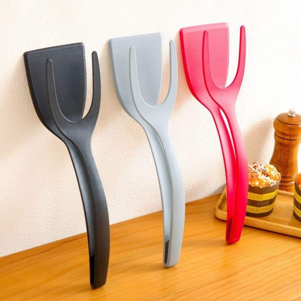 Utensílio Cozinha Espátula E Pegador Antiaderente 2 Em 1