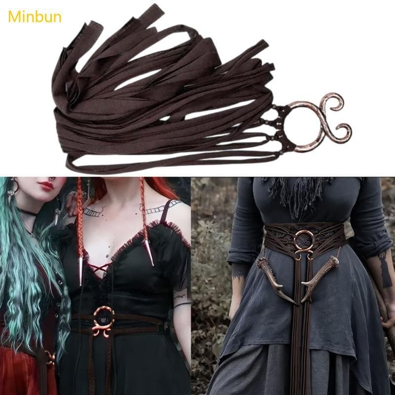 Minbun Cinto Corda Étnica Para Uso Diário Feminino