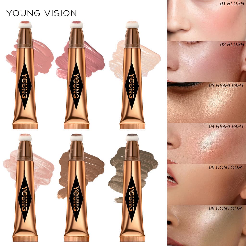 Almofada De Reparo Blush Maquiagem Líquida Opcional Produtos De Qualidade Multicoloridos
