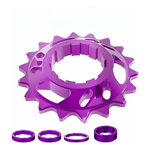Catraca K7 Aluminio 18d Tanke P/ Bike Mtb 7-12 Velocidades Roxo