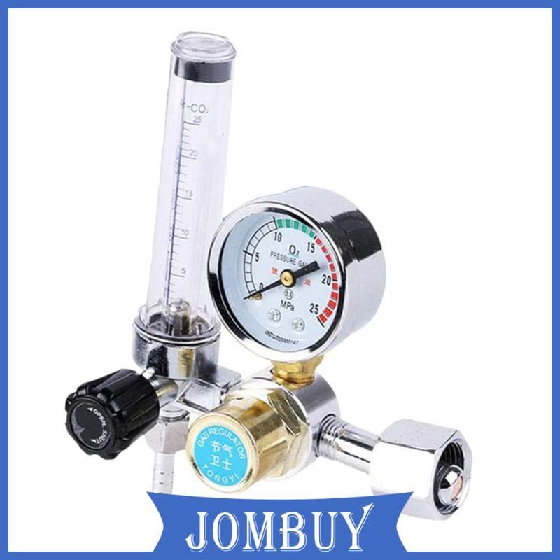 [Jombuy] Regulador De Medidor De Fluxo Mig/Tig , Redutor De Pressão De Argônio CO2 Vazão De Solda-Padrão 0-25MPa , Dispo