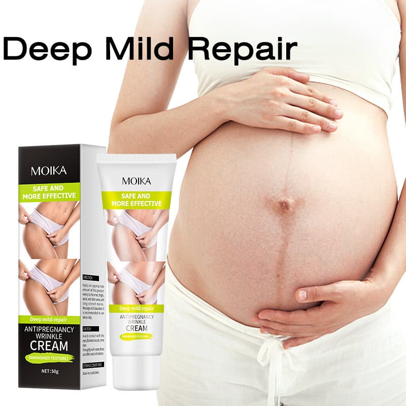 Creme corporal para reduzir estrias e linhas finas, pomada reparadora corporal para cuidados pós-parto.