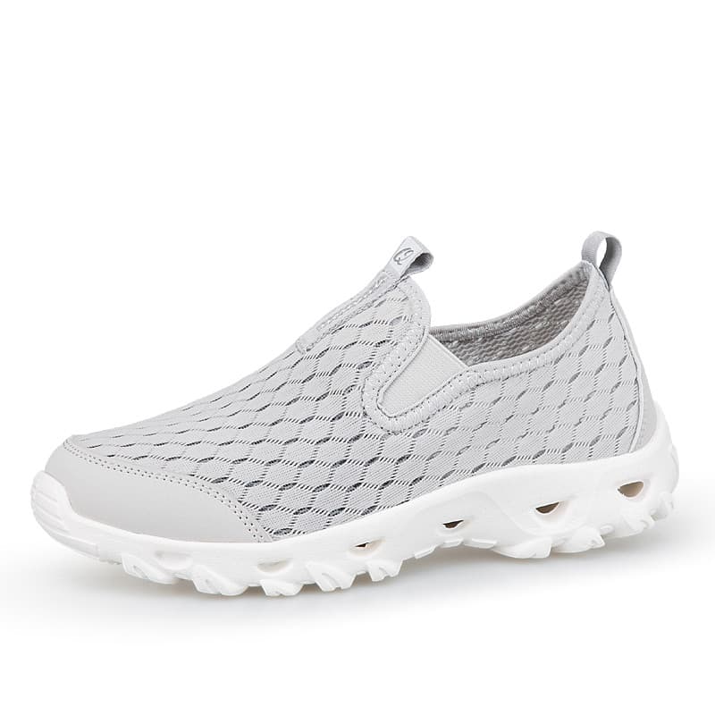Sapatos Femininos de Malha Oca, Slip-On, Secagem Rápida, Sapatos Aquáticos, Tênis Casuais Respiráveis para Atividades ao