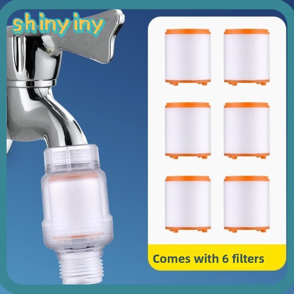 Filtro De Água Dianteiro Da Torneira Brilhante , Universal Com De Cozinha De 6 Elementos Filtrantes , Saída Do Purificad